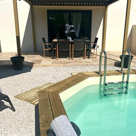 Aniane, Villa, Climatise, Piscine Six Personnes